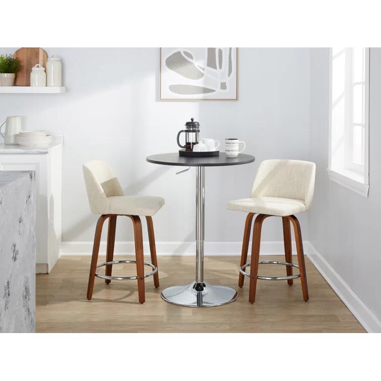 Swivel Upholstered Counter Stool