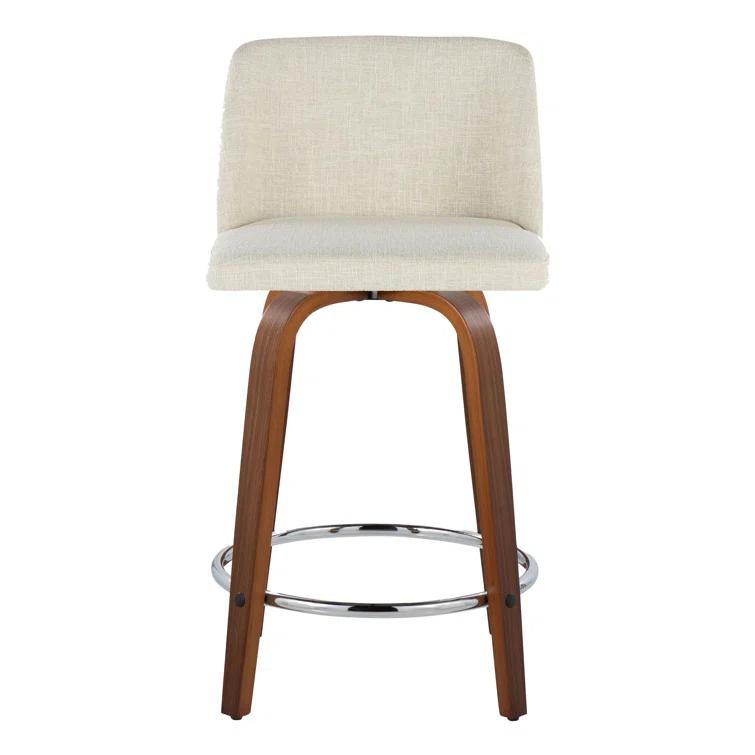 Swivel Upholstered Counter Stool