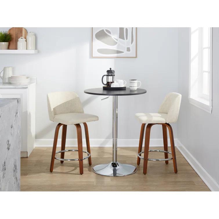 Swivel Upholstered Counter Stool