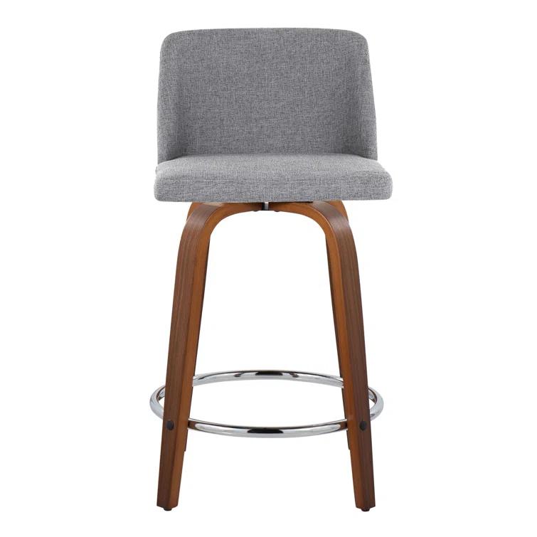 Swivel Upholstered Counter Stool