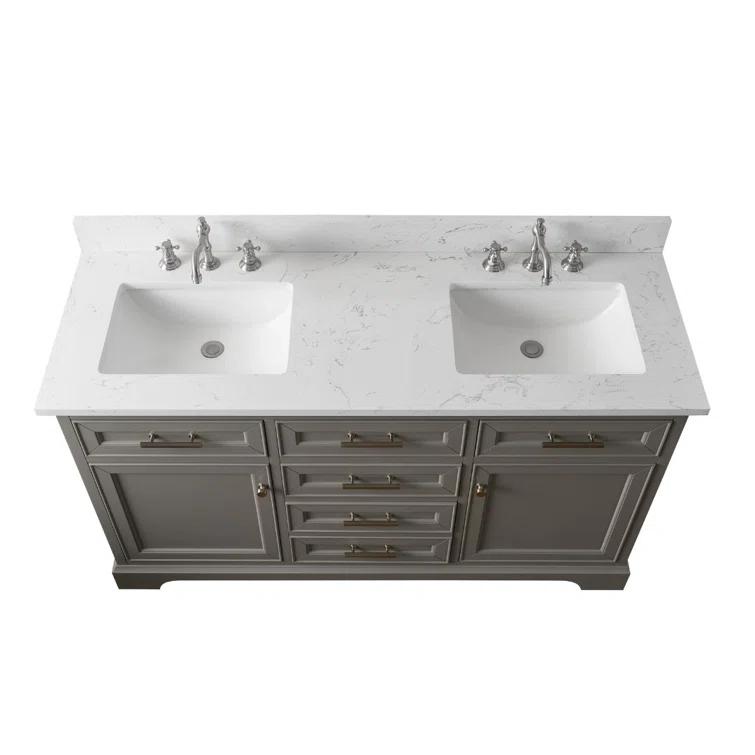 Sudio Design Thompson 60" W Double Vanity & Reviews | Perigold