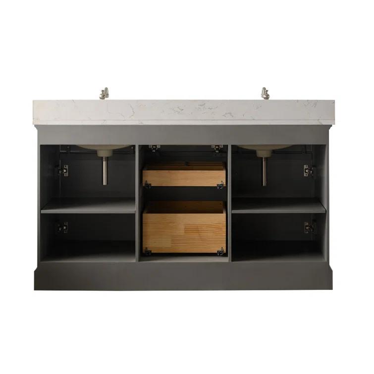 Sudio Design Thompson 60" W Double Vanity & Reviews | Perigold