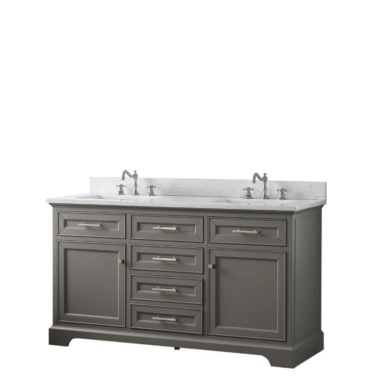 Sudio Design Thompson 60" W Double Vanity & Reviews | Perigold