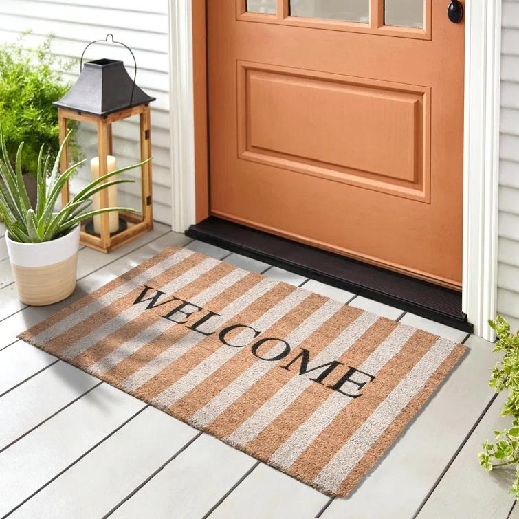 Striped Outdoor Doormat