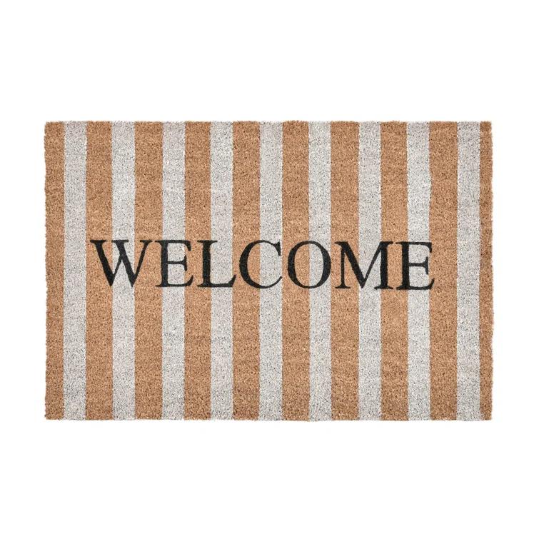 Striped Outdoor Doormat