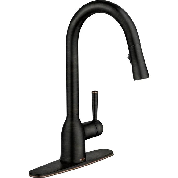 Adler Pull Down Single Handle Kitchen Faucet with Accessories