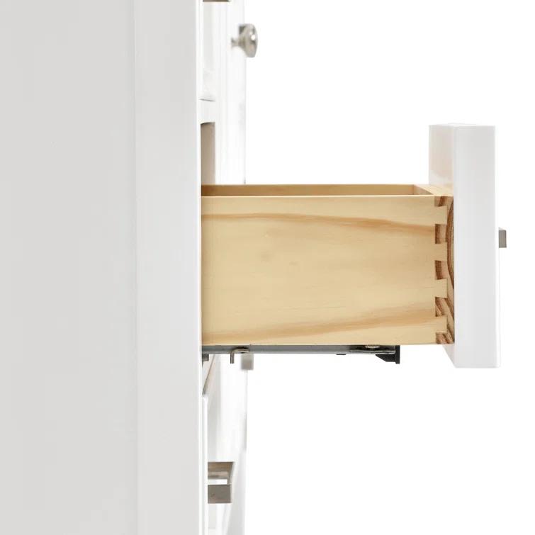 Ariel D036srcqovo Kensington 36" Free Standing Single Basin Vanity Set - White / Carrara