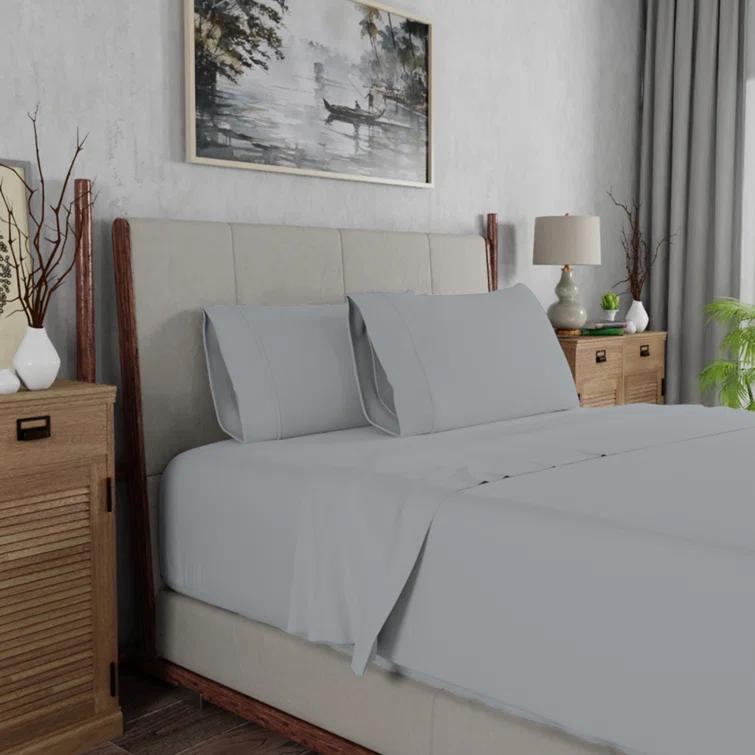 Brushed Cotton Blend Lightweight Sheet Set