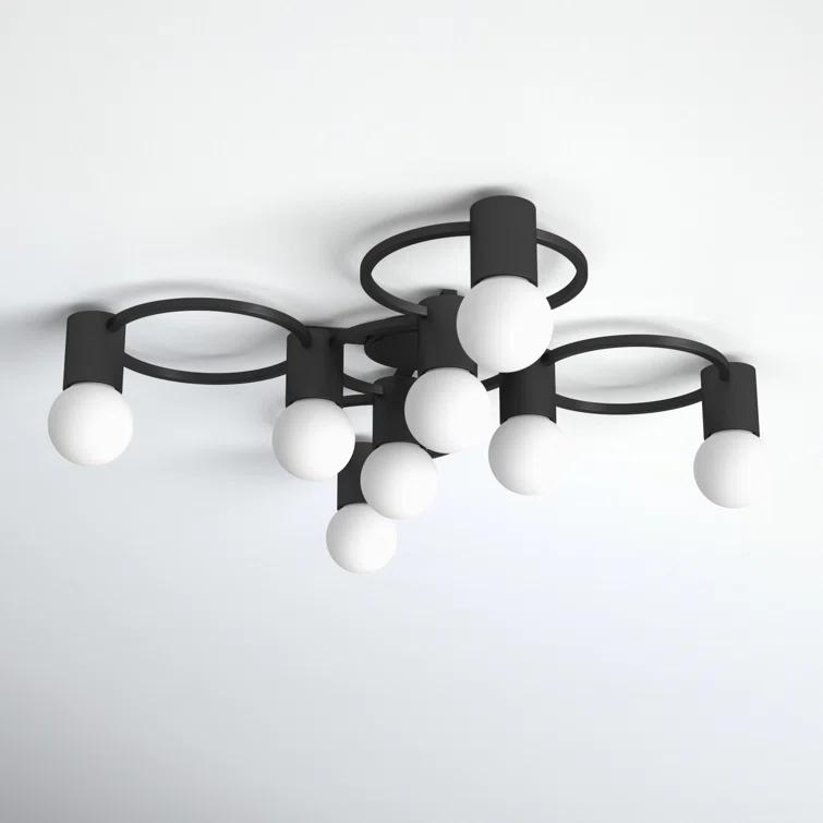 Nique 8 Light Flush Mount