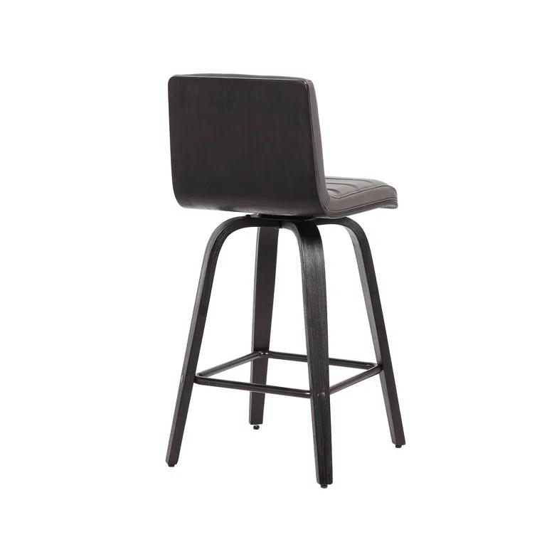 Biance Solid Wood Swivel Bar & Counter Stool