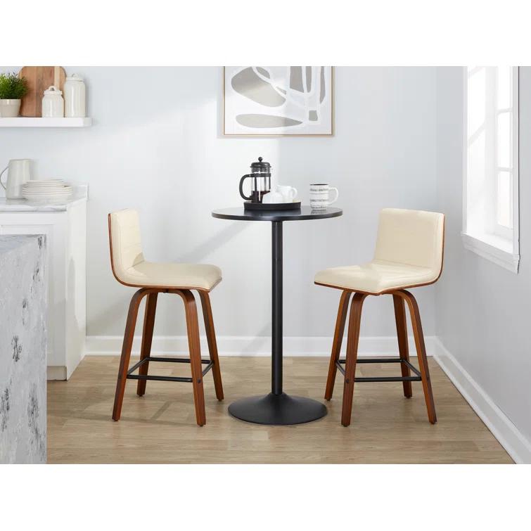 Swivel Upholstered Counter Stool