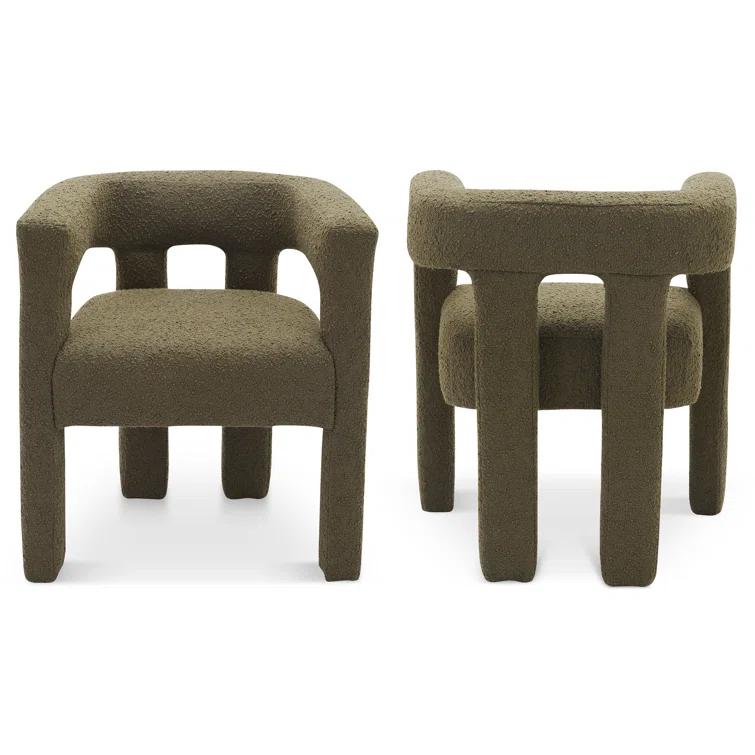 Marcella Boucle Dining Armchair