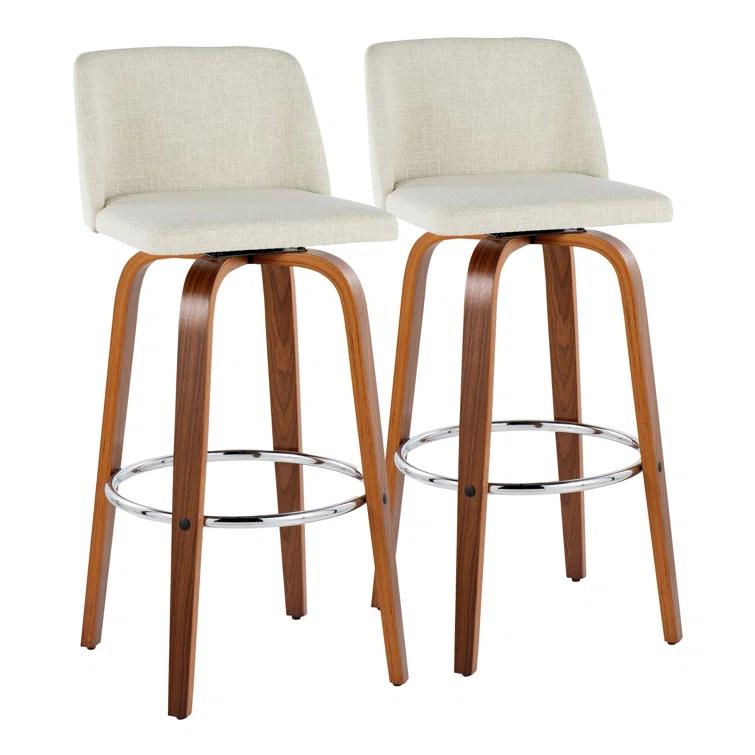 Swivel Upholstered Counter Stool