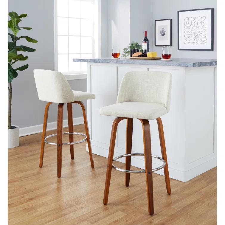 Swivel Upholstered Counter Stool