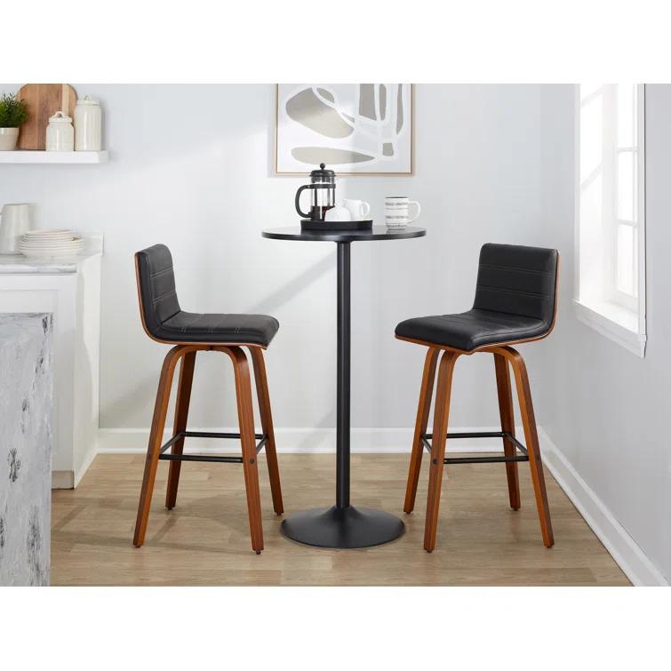 Swivel Upholstered Counter Stool