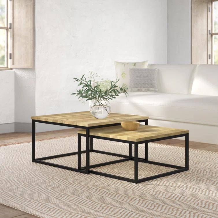 Dashiell Solid Wood Nesting Coffee Table