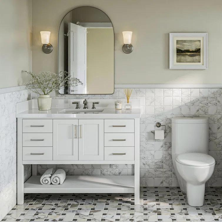 Magnolia Bath Vanity Rectangular Basin S049SWQ