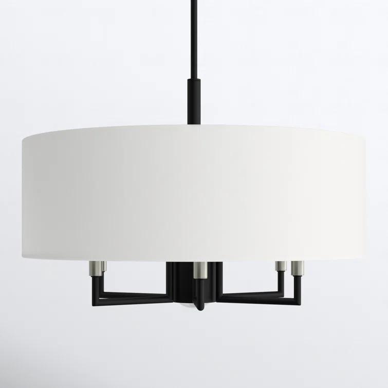 Moonlighter 7 Light Metal Dimmable Drum Chandelier