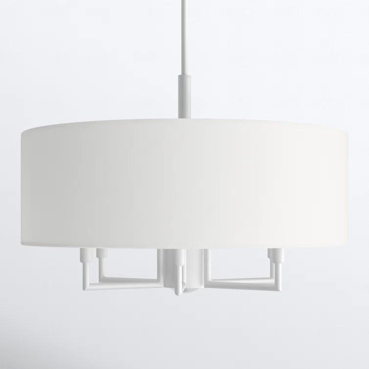 Moonlighter 7 Light Metal Dimmable Drum Chandelier