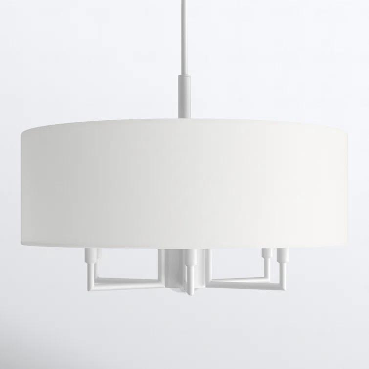 Moonlighter 7 Light Metal Dimmable Drum Chandelier