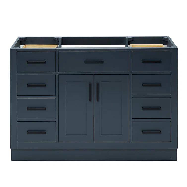 Ariel T048s-Bc Hepburn 48" Single Free Standing Vanity Cabinet Only - Blue