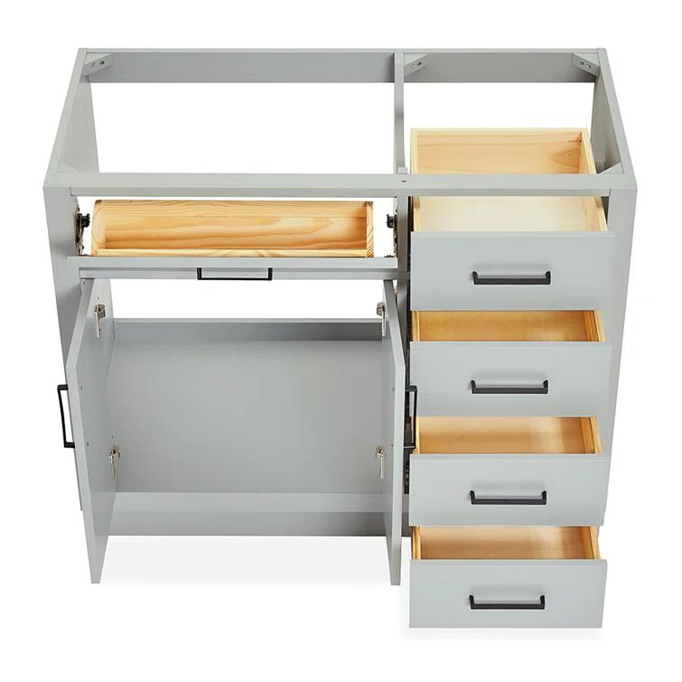 42'' W Single Bathroom Vanity Base