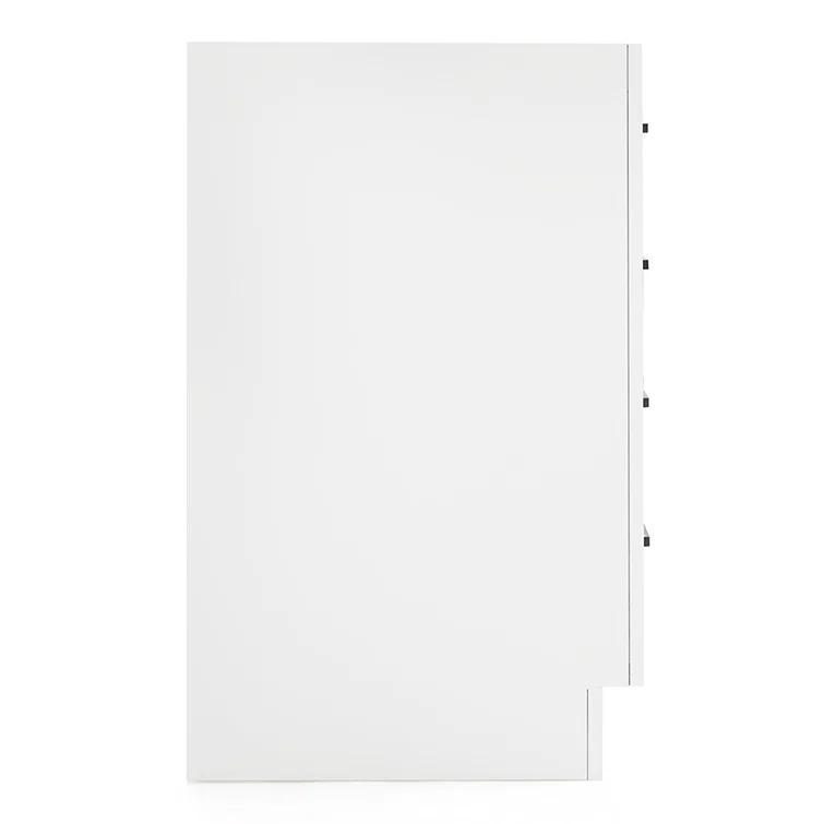 Ariel T060s-Bc Hepburn 60" Single Free Standing Vanity Cabinet Only - White