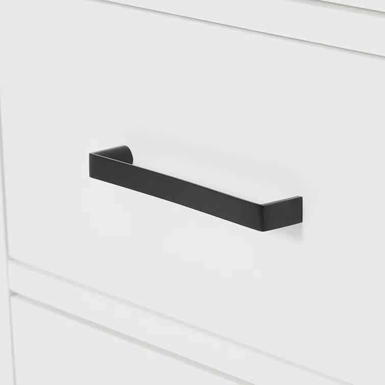 Ariel T060s-Bc Hepburn 60" Single Free Standing Vanity Cabinet Only - White