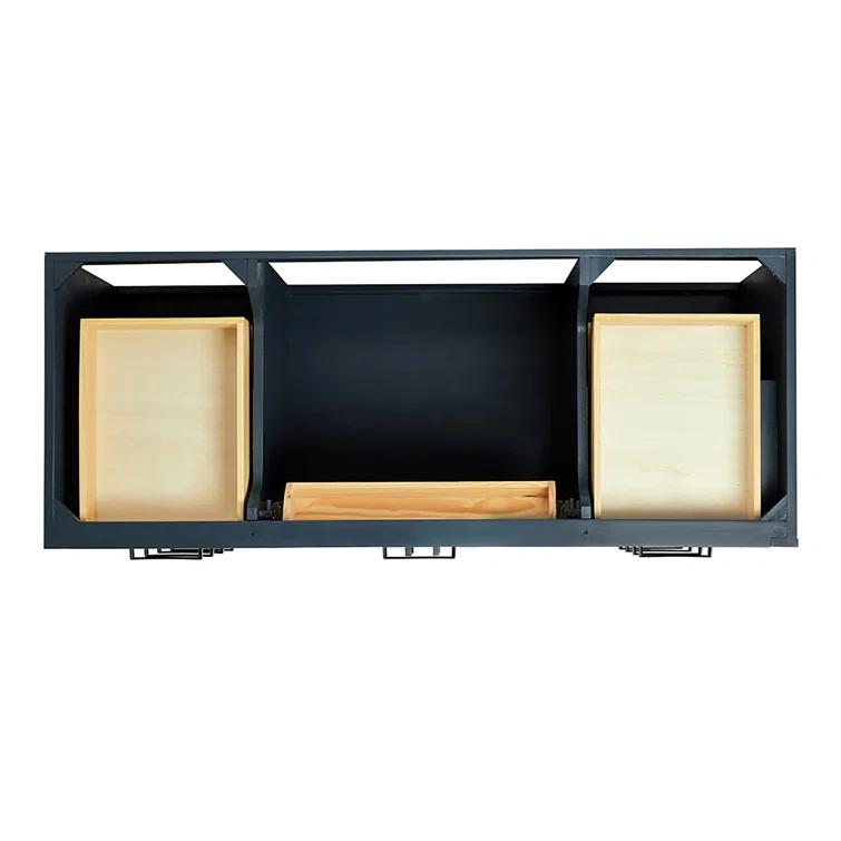 Ariel T054s-Bc Hepburn 54" Single Free Standing Vanity Cabinet Only - Blue