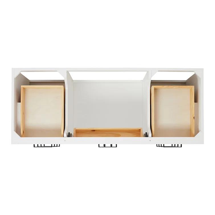 Ariel T054s-Bc Hepburn 54" Single Free Standing Vanity Cabinet Only - White