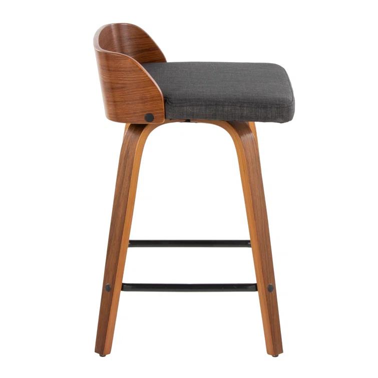 Swivel Upholstered Counter Stool