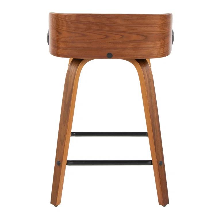 Swivel Upholstered Counter Stool