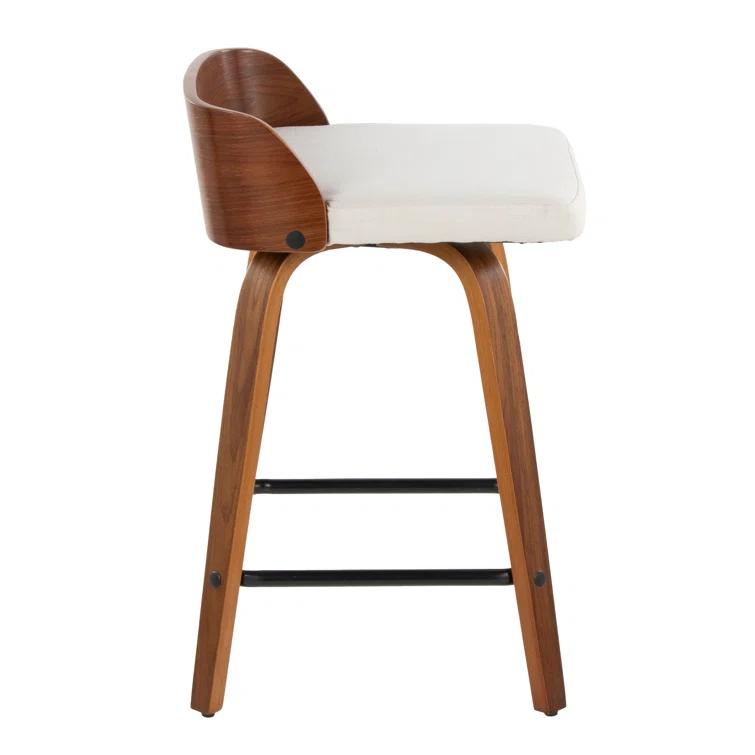 Swivel Upholstered Counter Stool