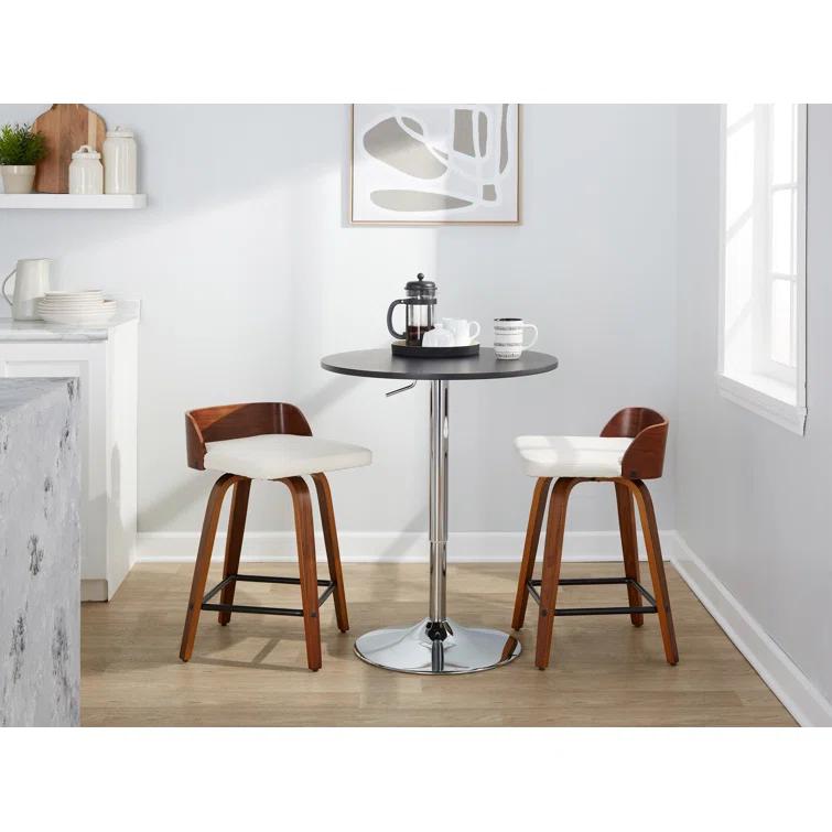 Swivel Upholstered Counter Stool