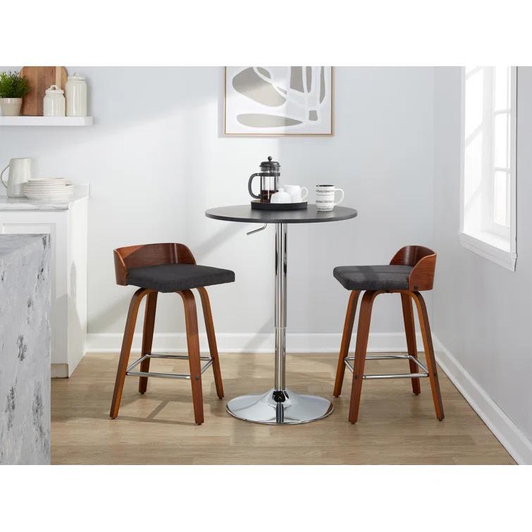 Swivel Upholstered Counter Stool
