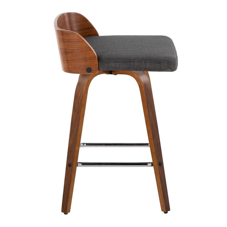 Swivel Upholstered Counter Stool