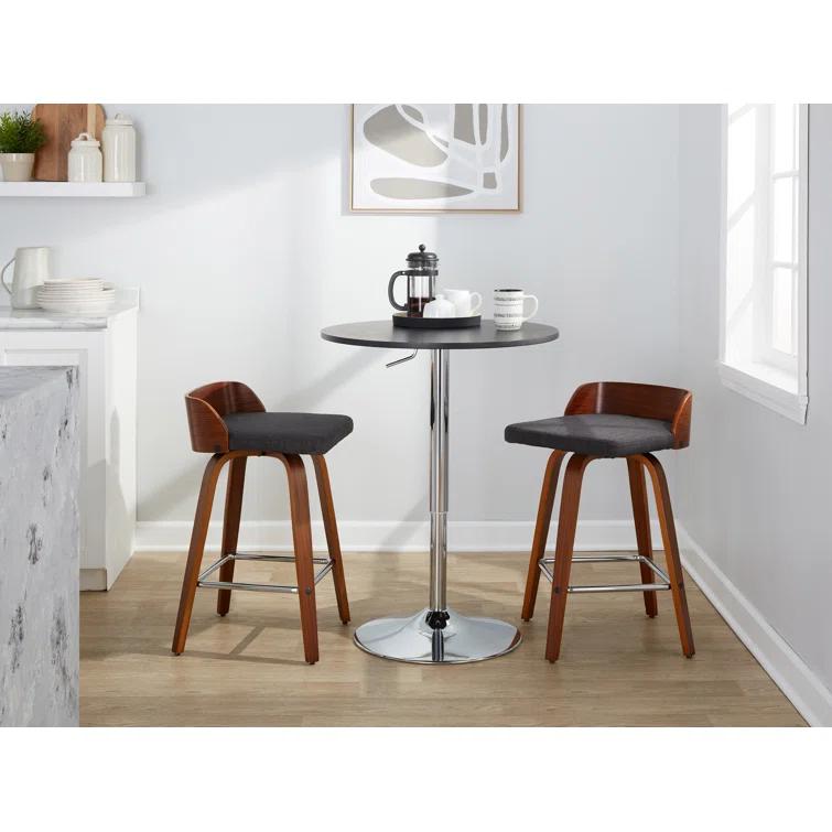 Swivel Upholstered Counter Stool
