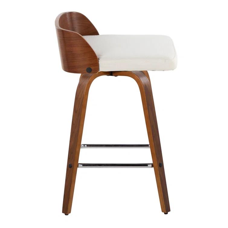 Swivel Upholstered Counter Stool