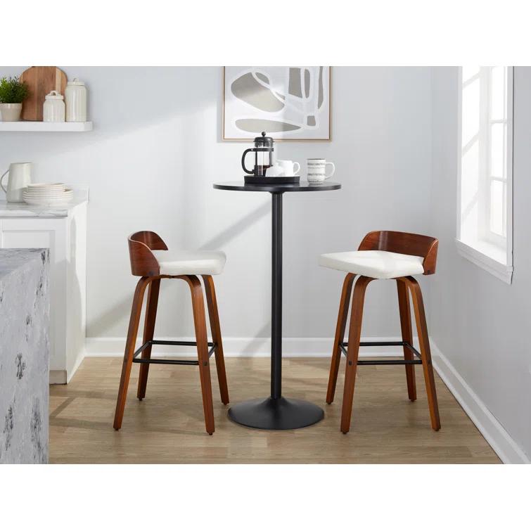 Swivel Upholstered Counter Stool
