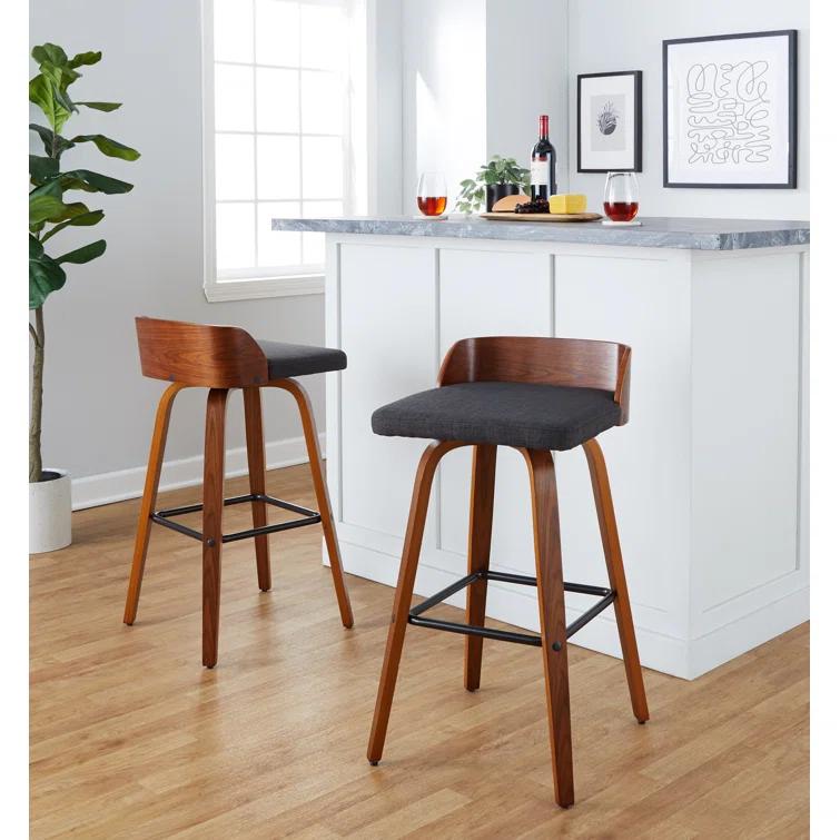 Swivel Upholstered Counter Stool