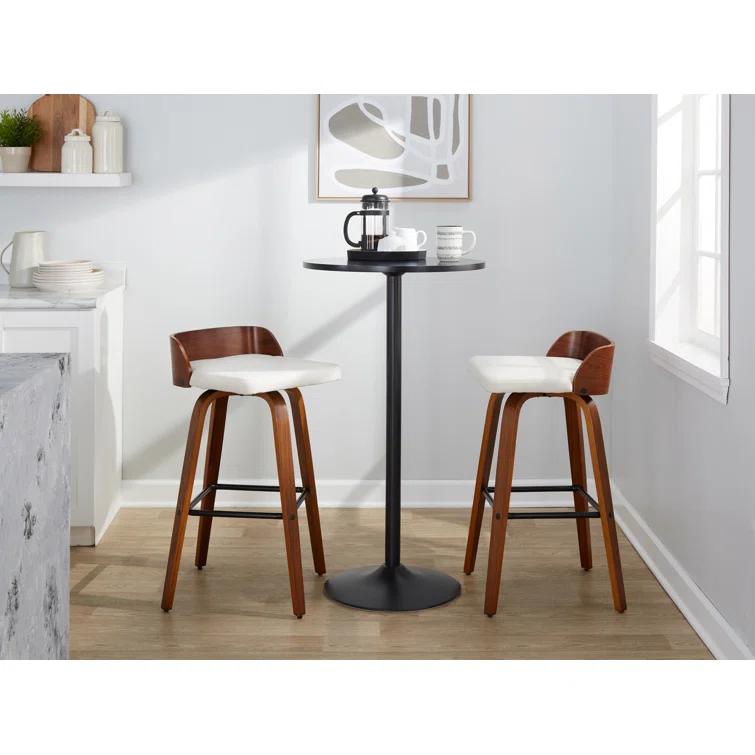 Swivel Upholstered Counter Stool