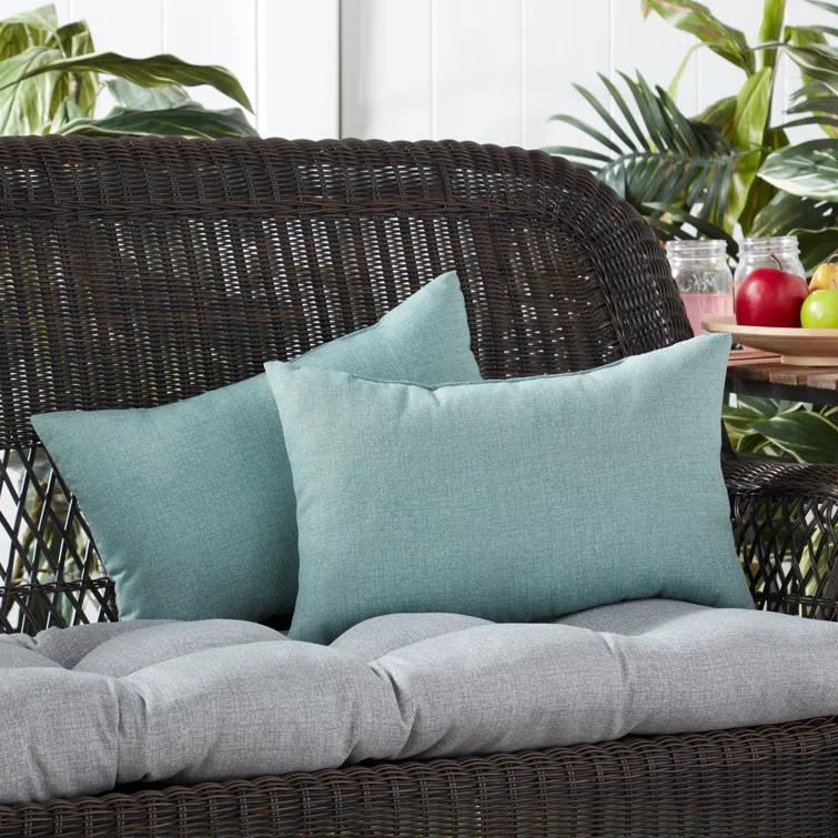 Indoor/Outdoor Reversible Throw Pillow