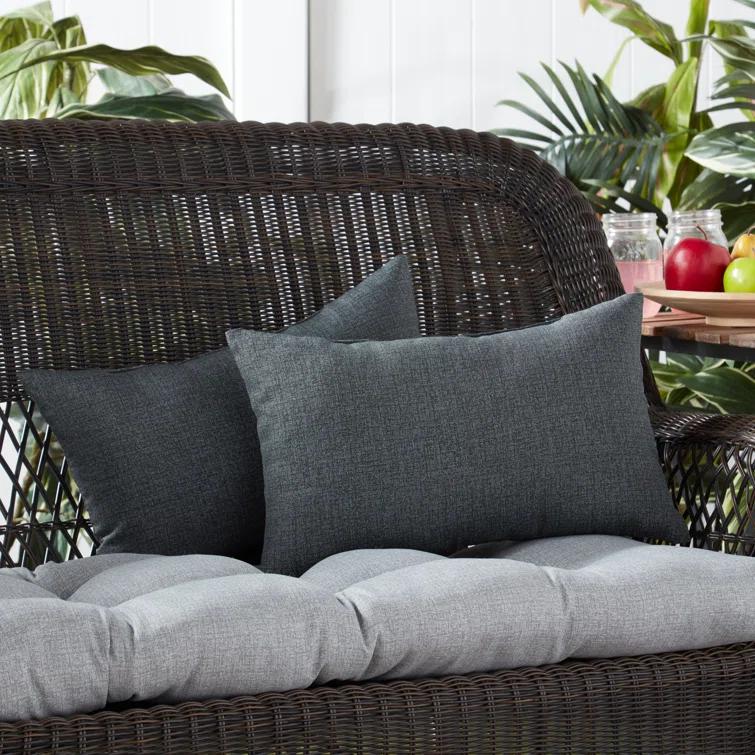 Indoor/Outdoor Reversible Throw Pillow