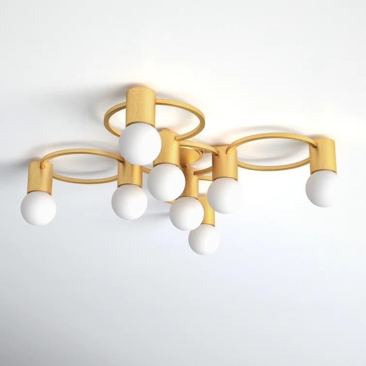 Nique 8 Light Flush Mount
