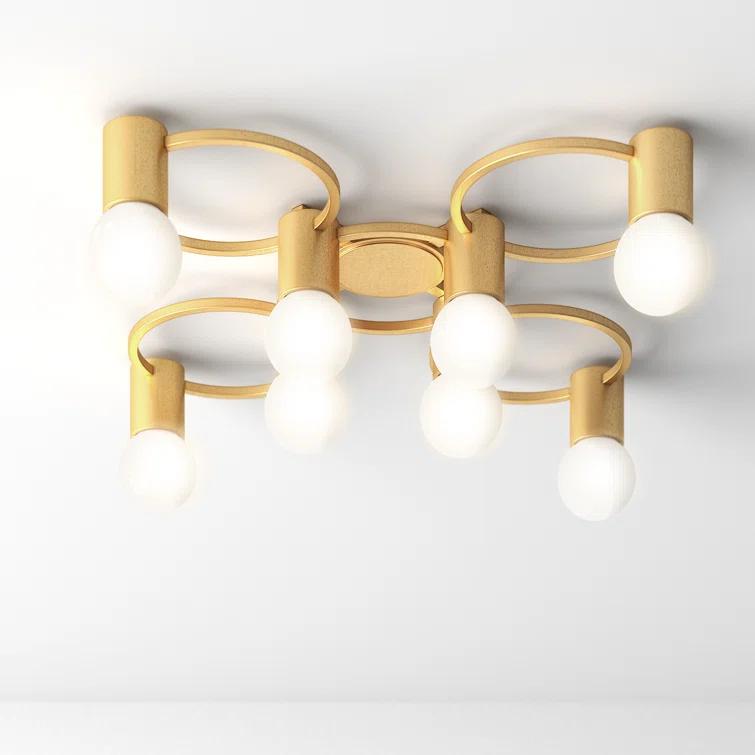 Nique 8 Light Flush Mount