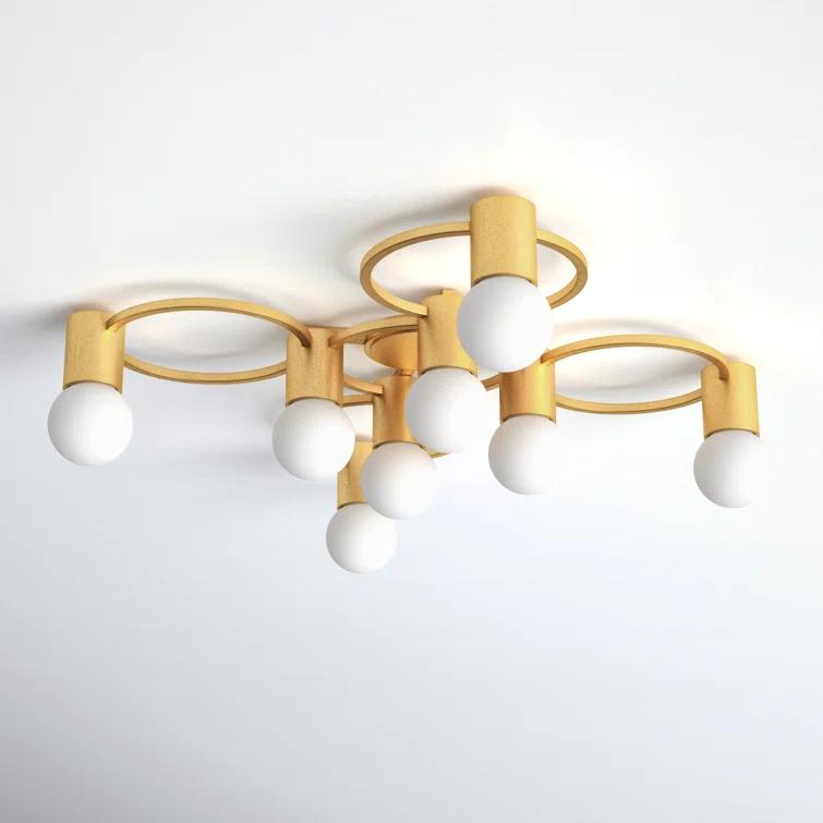 Nique 8 Light Flush Mount