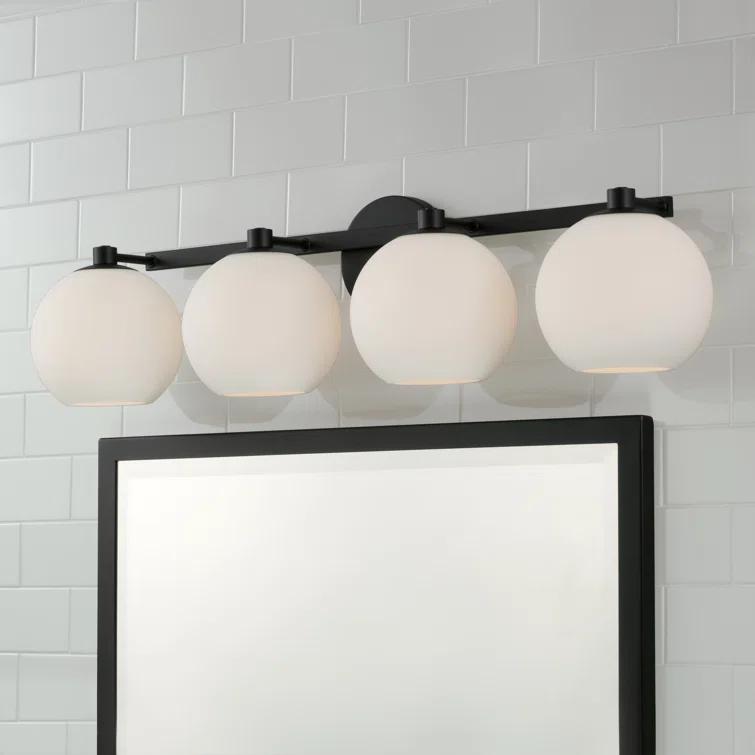 Ansley 4 Light Frosted Dimmable Vanity Light