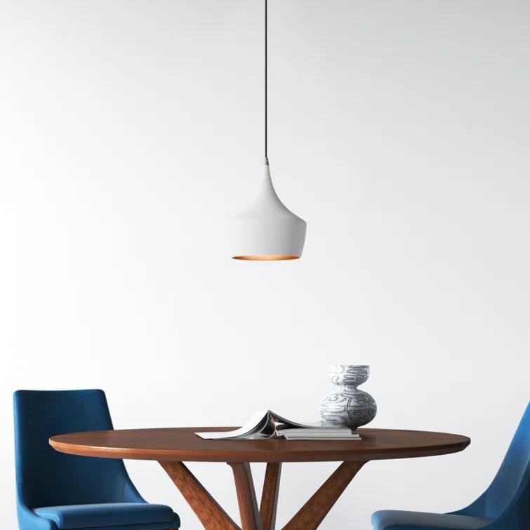 Schultz Single Light Metal Dimmable Pendant