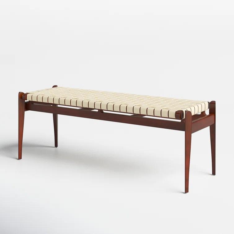 Kenan Genuine Leather Bench