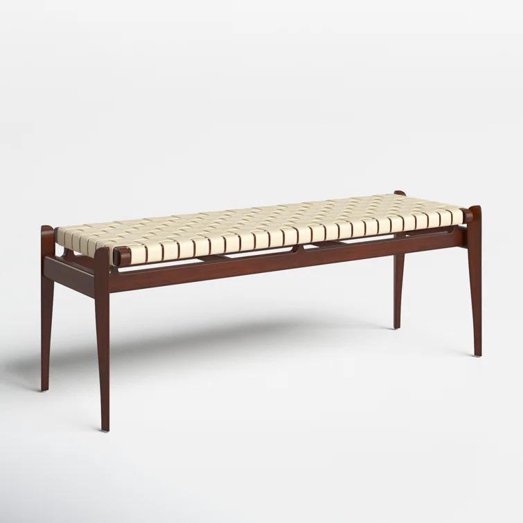 Kenan Genuine Leather Bench